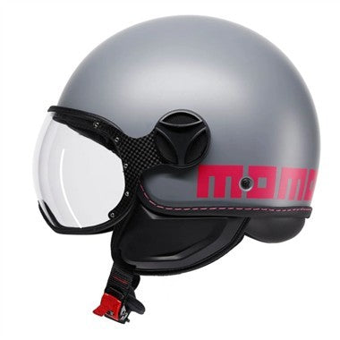 CASCO JET FGTR CLASSIC MOMODESIGN E2206 FLUO MATT GREY-FUCSIA