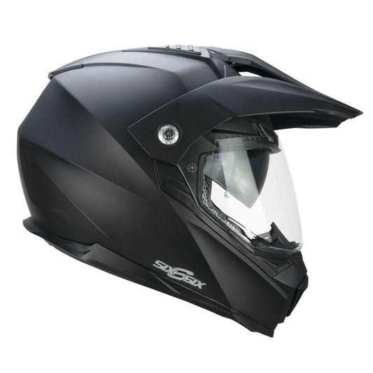 CASCO ENDURO CGM 666A TWIN MONO NERO OPACO