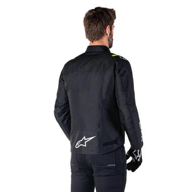 GIUBBINO UOMO TESSUTOALPINESTARS T-SPS V2 WP NERO BIANCO GIALLO FLU