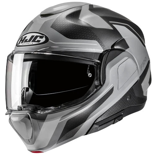 CASCO MODULARE HJC F100 BIOS MC5SF NERO GRIGIO OPACO