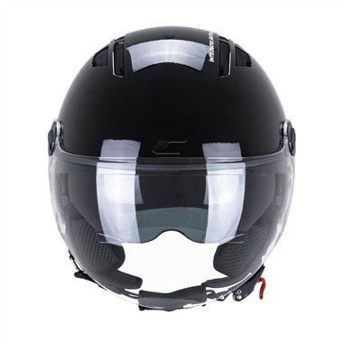 CASCO JET CGM 116A AIR MONO NERO LUCIDO