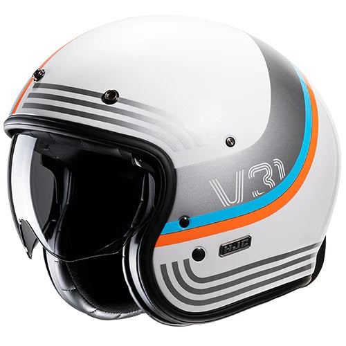 CASCO JET FIBRA HJC V31 BYRON MC27 BIANCO GRIGIO METALIZZATO - Della Categoria Caschi Jet Fibra Produttore HJC HELMETS - A soli €195.40! Acquista ora su Due Ruote Accessori