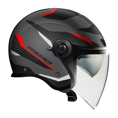 CASCO PREMIER 26 CITY FLY EVO FA Y17 BM NERO GRIGIO ROSSO OPACO