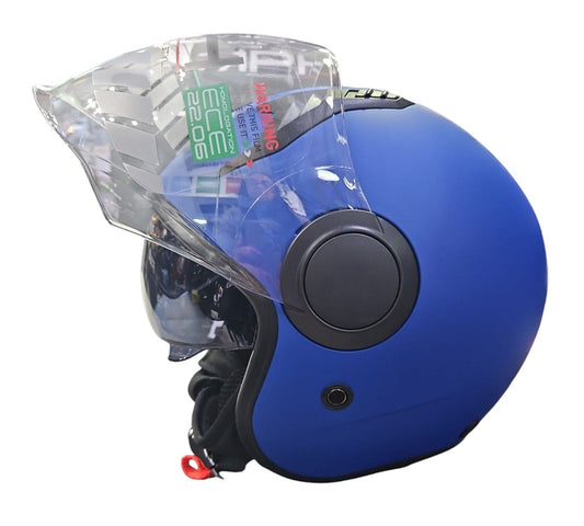 CASCO JET MPH NEW ONE ECE 22.06 DOPPIA VISIERA BLU OPACO - Della Categoria Caschi Jet Produttore MPH HELMETS - A soli €68.85! Acquista ora su Due Ruote Accessori