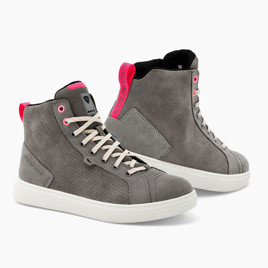 SCARPA REVIT DONNA ARROW GRIGIO CHIARO SUOLA BIANCA