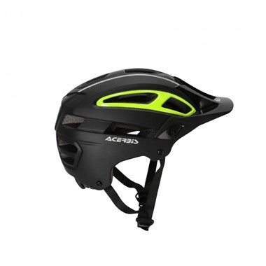 CASCO BICI DOUBLEP NERO GIALLO FLU