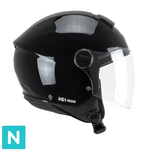 CASCO BAMBINO CGM YOUNG 261A MINI MONO NERO LUCIDO