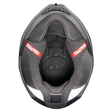 CASCO INTEGRALE CGM 363R SHOT VILLAIN NERO VIOLA VERDE FLU