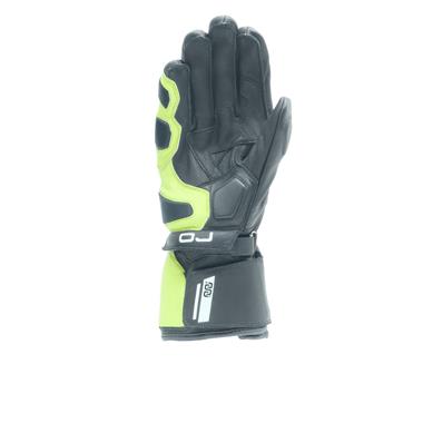 GUANTI UOMO PELLE OJ SLEEK NERO-GIALLO FLU