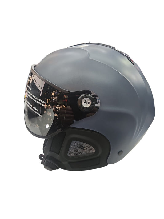 CASCO MIVIDA NEW ULTRALEGGERO OMOL. SCI-BIKE GRIGIO OPACO