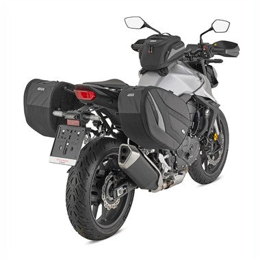 BORSE LATERALI CON STRAPS E CINGHIE 35L