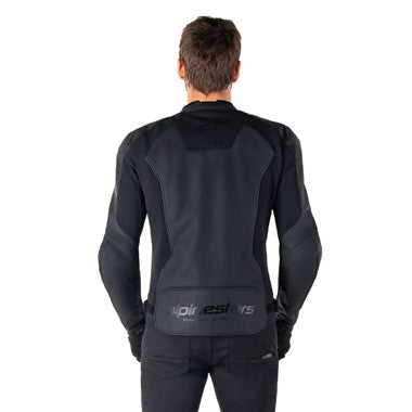 GIUBBINO ALPINESTARS FASTER V3 AIRFLOW LEATHERNERO NERO