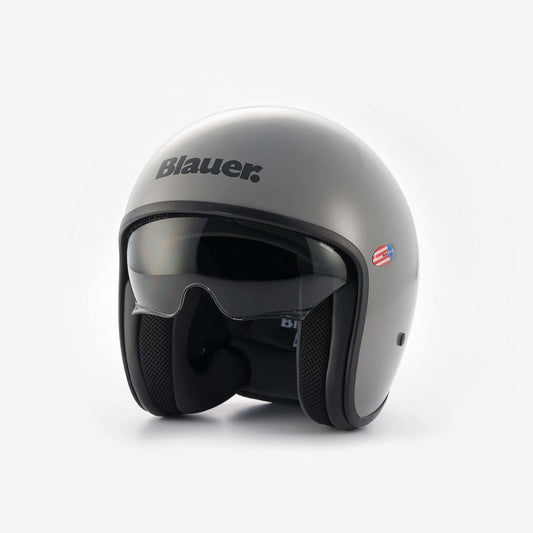 CASCO BLAUER JET PILOT 1.1 MONOCHOME GRIGIO LUCIDO - Della Categoria Caschi Jet Fibra Produttore BLAUER - A soli €159.20! Acquista ora su Due Ruote Accessori