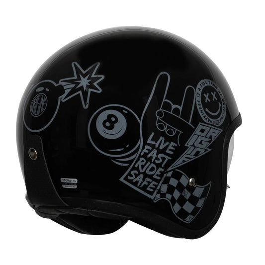 CASCO JET ORIGINE SPIRIT STICKY NERO