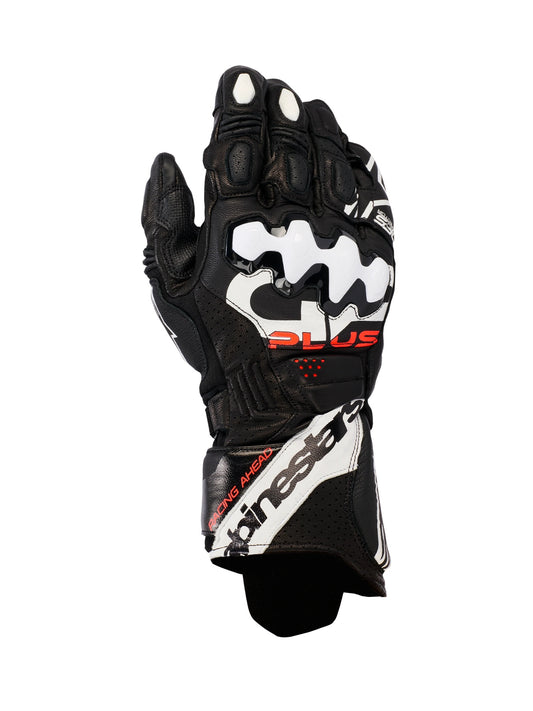 GUANTI ALPINESTARS GP PLUS R V3 LEATHER GLOVES BLACK WHITE