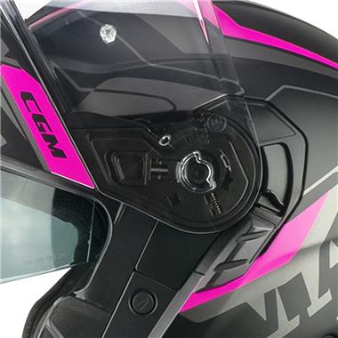 CASCO CGM MODULARE 569G C-MAX CITY NERO FUCSIA FLUO OPACO