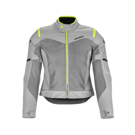 GIUBBINO ACERBIS DONNA CE RAMSEY VENT 2.0 GRIGIO-GIALLO