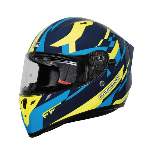 CASCO ORIGINE INTEGRALE STRADA REVEAL GIALLO BLU LUCIDO