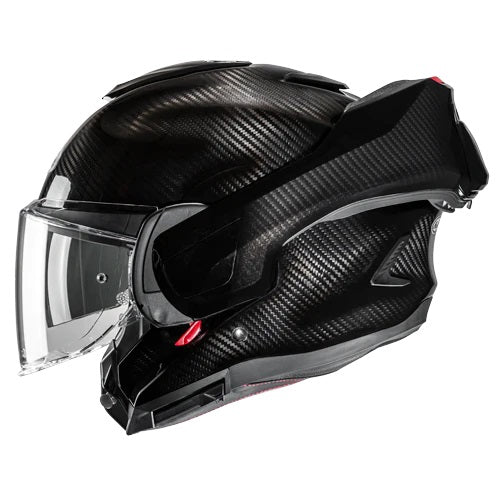 CASCO MODULARE HJC F100 CARBON NERO LUCIDO