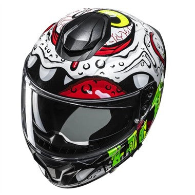 CASCO HJC INTEGRALE C71 SQUEEZE MC41 BIANCO