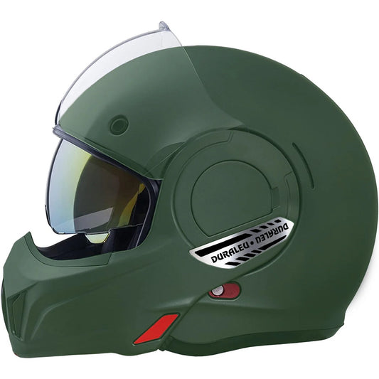 CASCO REVERS DURALEU CABRIO VERDE OPACO MILITARE