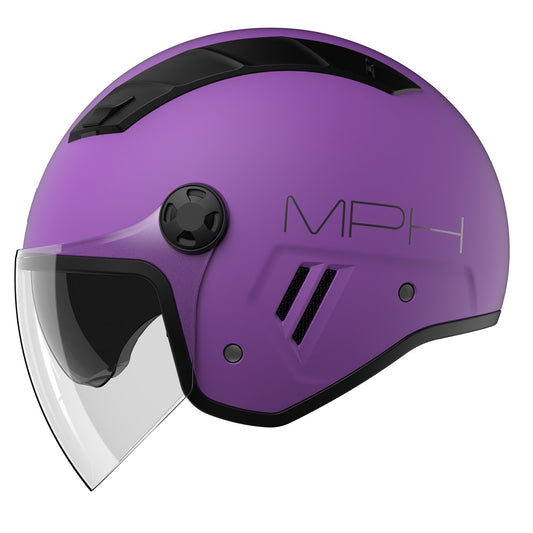 CASCO JET MPH AIRE LILLA PURPLE OPACO ECE 22.06