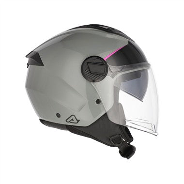 CASCO JET ACERBIS LEVANTE GREY-PINK