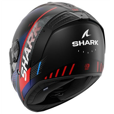 CASCO SHARK INTEGRALE SPARTAN RS SPEED-TECH MAT BLACK BLUE RED