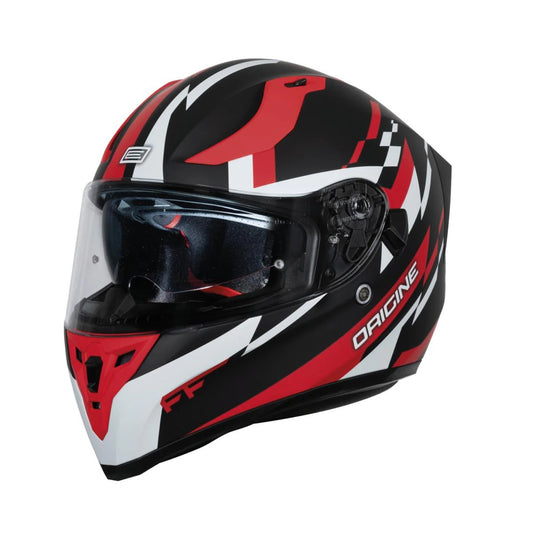 CASCO ORIGINE INTEGRALE STRADA REVEAL BIANCO NERO ROSSO OPACO