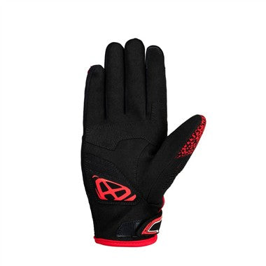 GUANTO EST. TSUTO UOMO IXON IXFLOW KNIT NERO-ROSSO