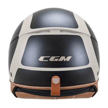 CASCO JET CGM 191G PIX SPRINT BEIGE NERO OPACO V.LUNGA