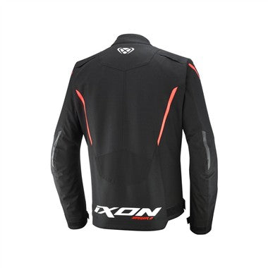 GIUBBOTTO TSUTO UOMO IXON STRIKER 2 NERO-BIANCO-ROSSO