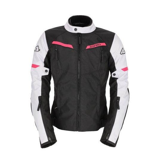 GIUBBINO DONNA ACERBIS CE X-STREET NERO ROSA