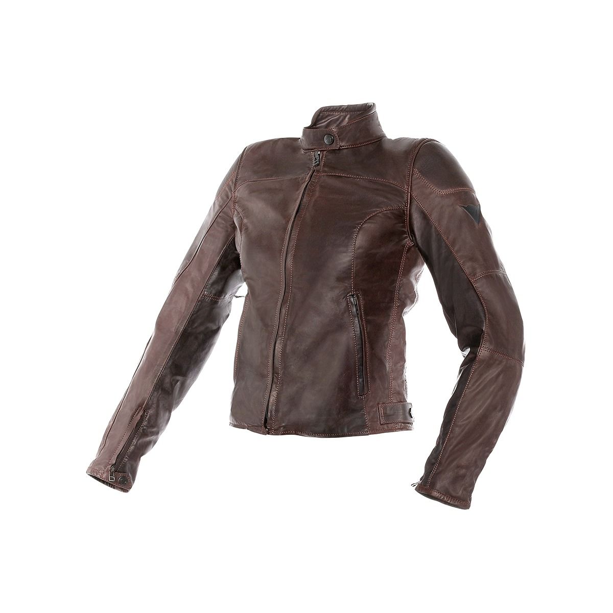 GIUBBINO DAINESE PELLE DONNA MARRONE SCURO Acquistalo al