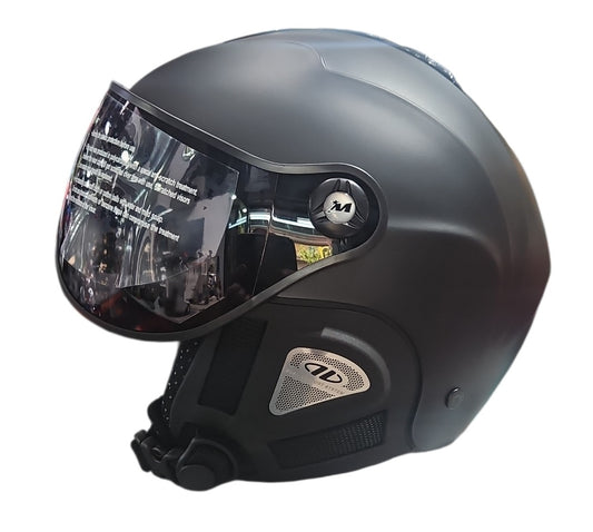 CASCO MIVIDA NEW ULTRALEGGERO OMOL. SCI-BIKE NERO OPACO