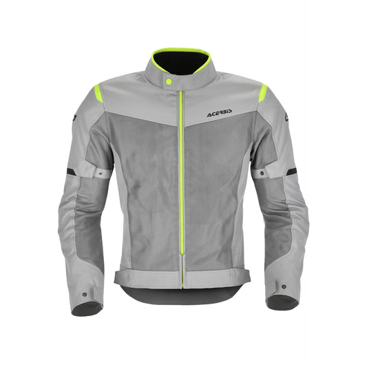 GIUBBINO ACERBIS UOMO CE RAMSEY VENTED 2.0 AIR GRIGIO-GIALLO