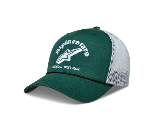 CAPPELLO ALPINESTARS BARON TRUCKER HAT BIANCO VERDE
