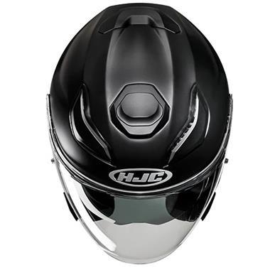 CASCO JET FIBRA HJC F31 SEMI NERO OPACO