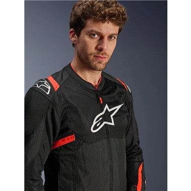 GIUBBINO ALPINESTARS T-SPS AIR V2 NERO ROSSO FLU