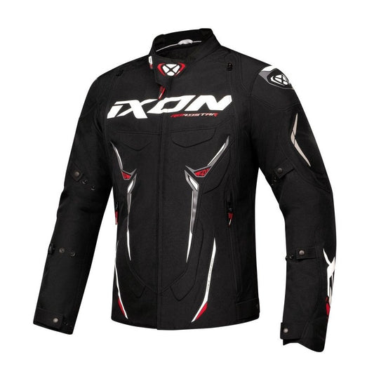 GIUBBOTTO TSUTO UOMO IXON ROADSTAR NERO-BIANCO-ROSSO - Della Categoria Giubbini Tessuto Uomo Produttore IXON - A soli €238! Acquista ora su Due Ruote Accessori