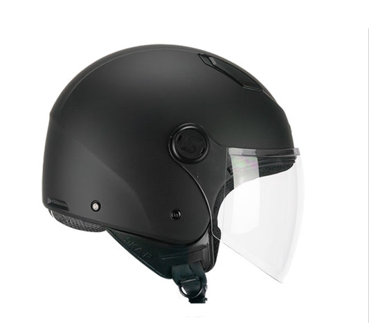 CASCO JET SKA-P 1LHA LUKE MONO NERO OPACO