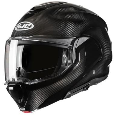 CASCO MODULARE HJC F100 CARBON NERO LUCIDO
