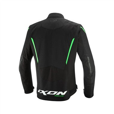 GIUBBOTTO IXON TSUTO STRIKER2 AIR WP UOMO NERO-VERDE
