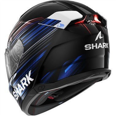 CASCO SHARK INTEGRALE SKWAL i3 LIGHT-BLUR Black Red Blue