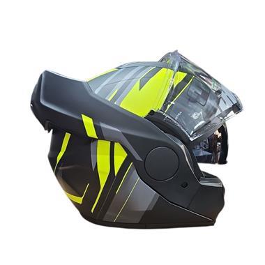 CASCO CONVERTIBILE MPH ARTRA NERO GIALLO FLU OPACO ECE 22.06 FLIP UP