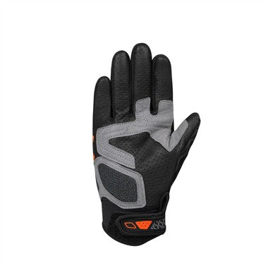 GUANTO EST. TSUTO-PELLE U IXON GRAVEL AIR NERO-ARANCIONE