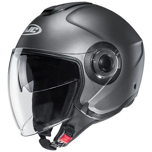 CASCO JET HJC I40N TITANIO OPACO