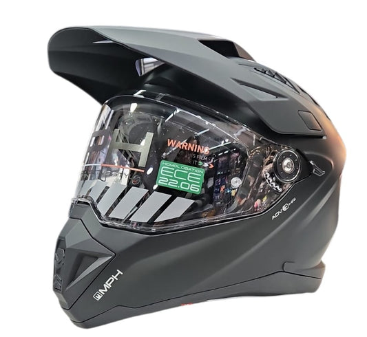 CASCO MPH CROSSOVER ADV E22.06 NERO OPACO