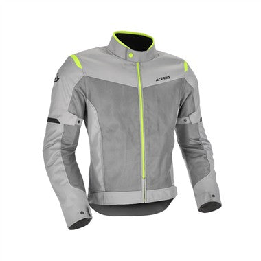 GIUBBINO ACERBIS UOMO CE RAMSEY VENTED 2.0 AIR GRIGIO-GIALLO