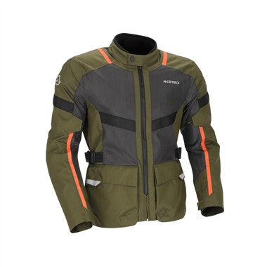 GIACCA ACERBIS UOMO RAMSEY VENTED LONG VERDE-ARANCIO
